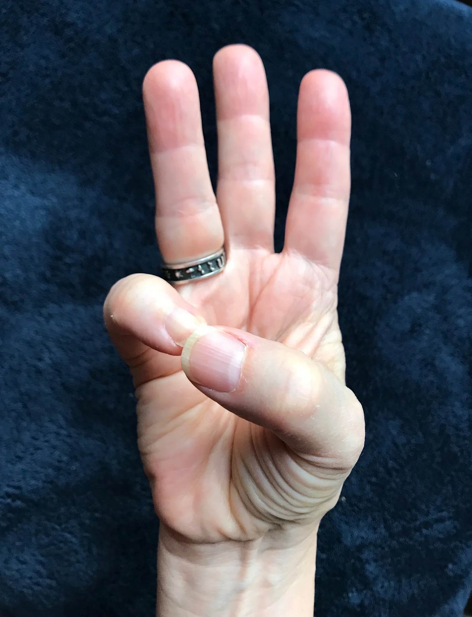 Jala (water) mudra. Photo by Dharma Kshetra Yoga.