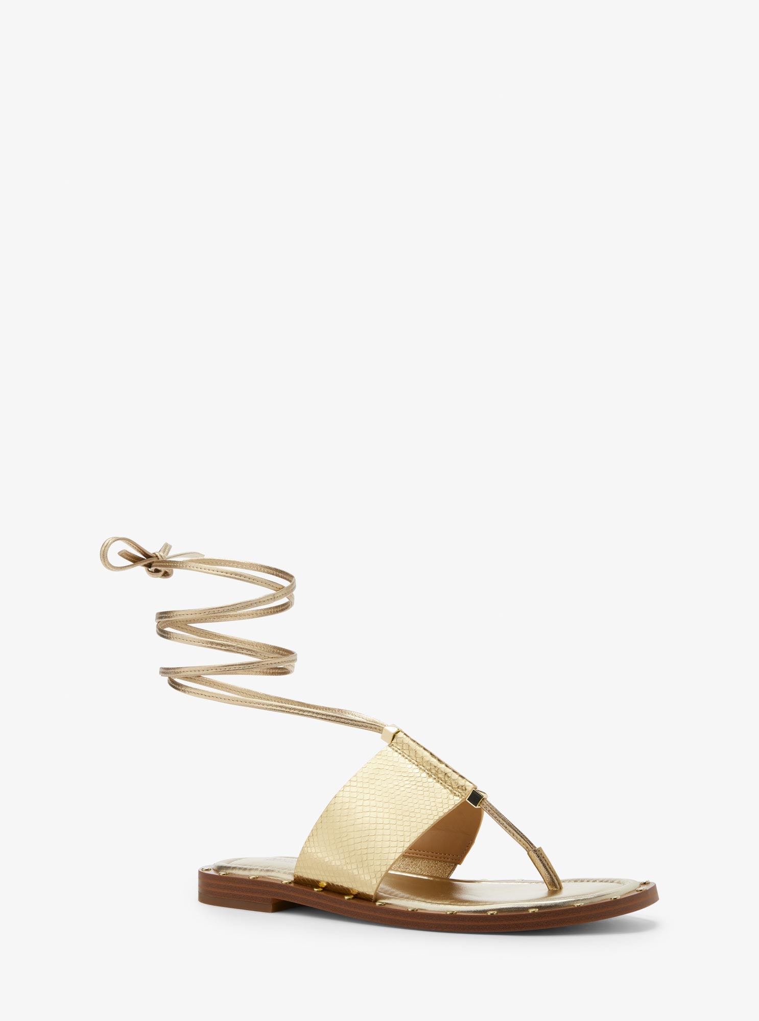 Michael Kors Womens Gladiator Flat Sandal