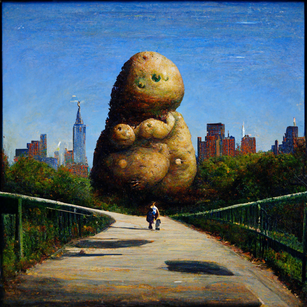 brepettis_a_stroller_on_a_path._In_the_distance_a_giant_potat_41a42d6d-0bba-4e31-9139-e1cef226774a_0.png