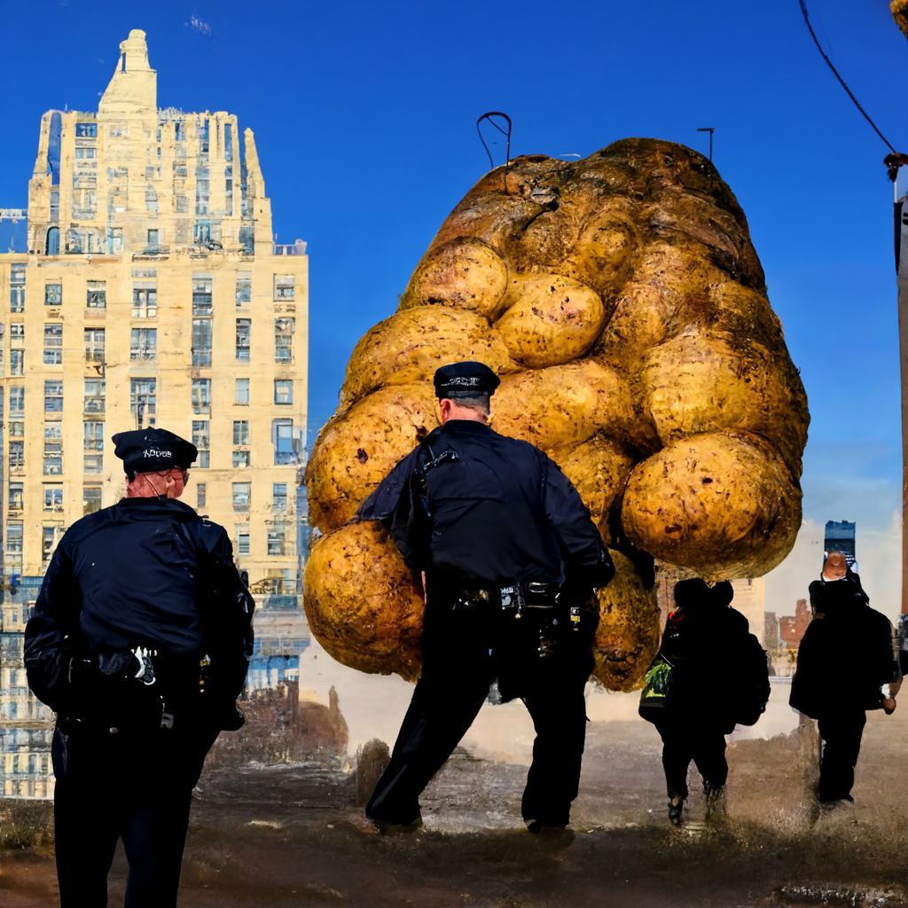 brepettis_police_officer_observes_giant_potato_monster_carryi_74e39608-cae6-4bbd-845b-6c5358159428_0.png