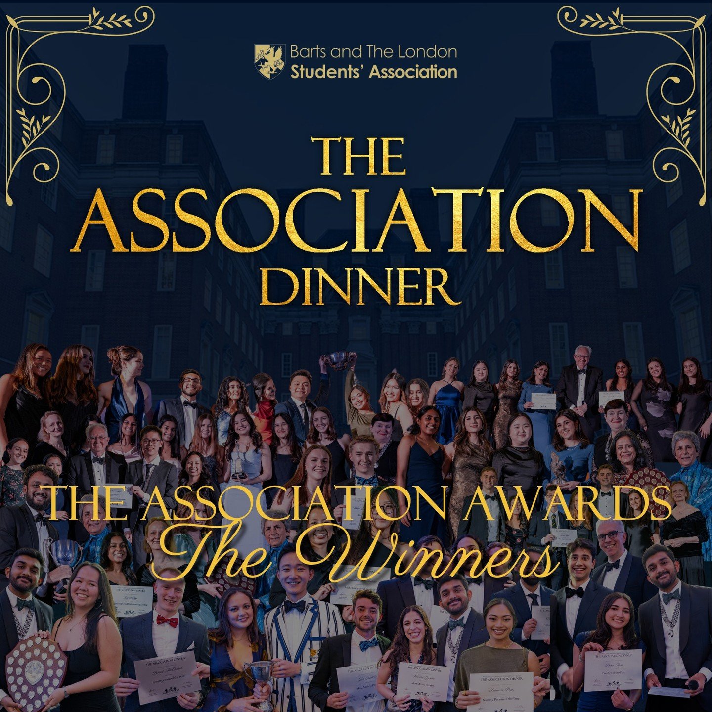 A huge congratulations to everyone who won an award at this year&rsquo;s Association Dinner!

Thank you all so much for coming to the first dinner at BMA House, we hope you enjoyed. 

The event was organised by our amazing VP team, and the night serv