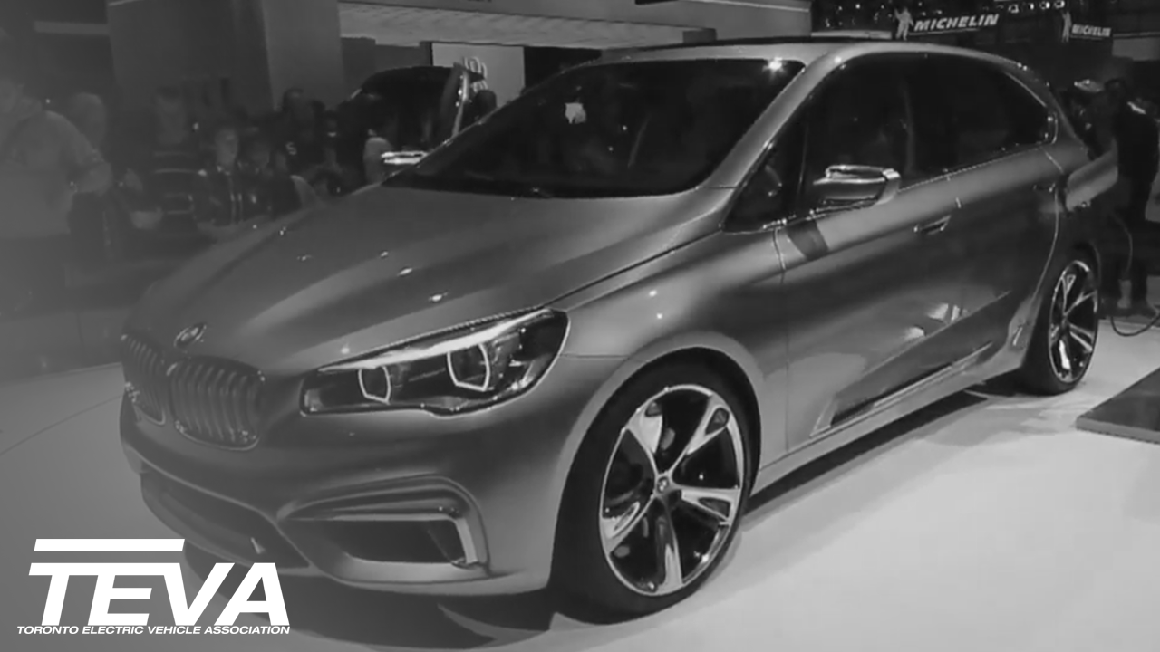 BMW Active Tourer AWD PHEV concept walk around at the 2012 Paris Salon Automobile