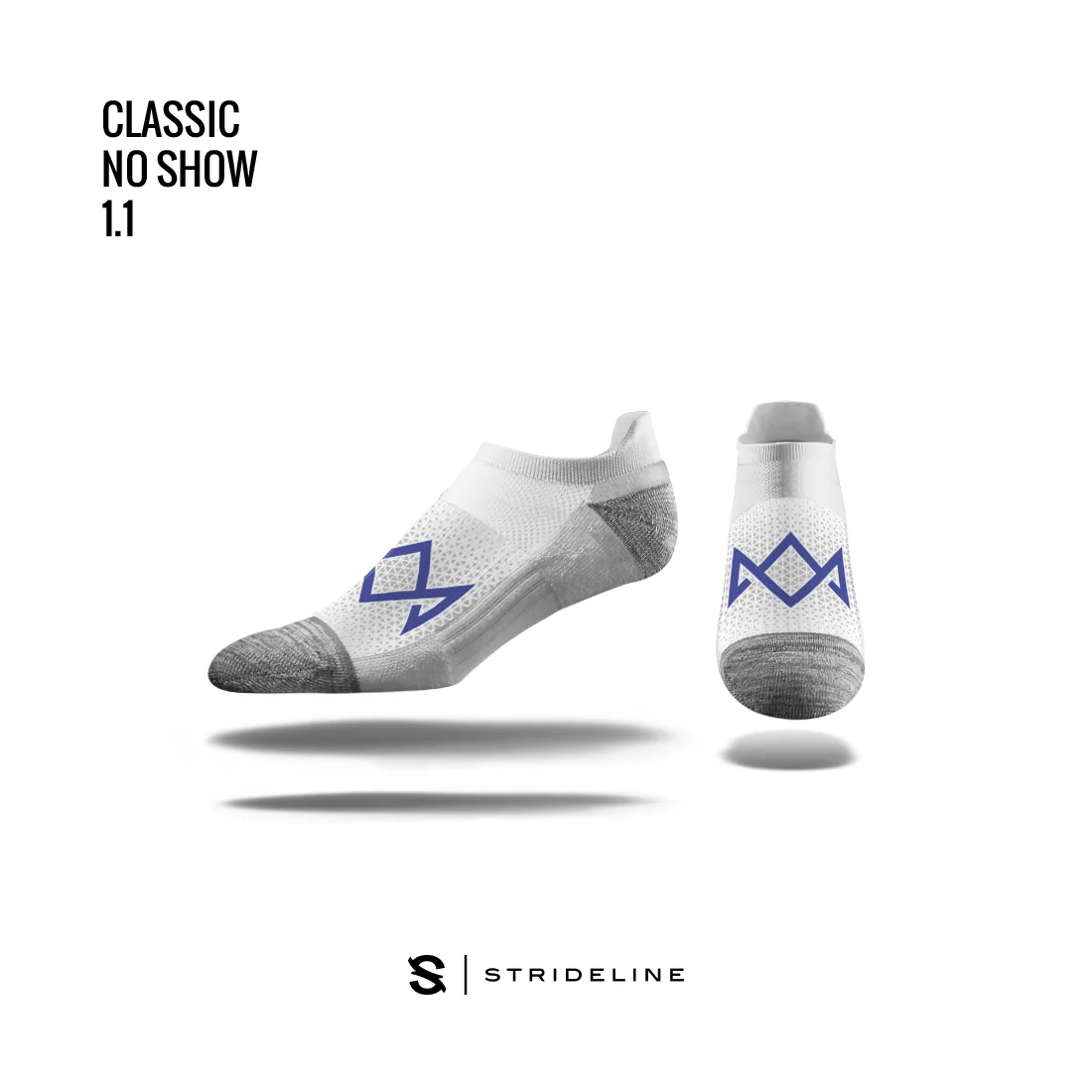 Classic No Show Socks by Strideline