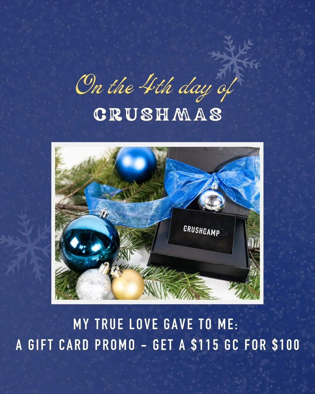 Whether you are treating a buddy or yourself, this is a steal of a deal!⁠
⁠
Head to the link in our bio to purchase a $115 gift card for only $100 🔥⁠
⁠
Offer valid until Tuesday, December 24th 🎁⁠

.
.
.

#yycsmallbusiness#localloveyyc#yycshoplocal#