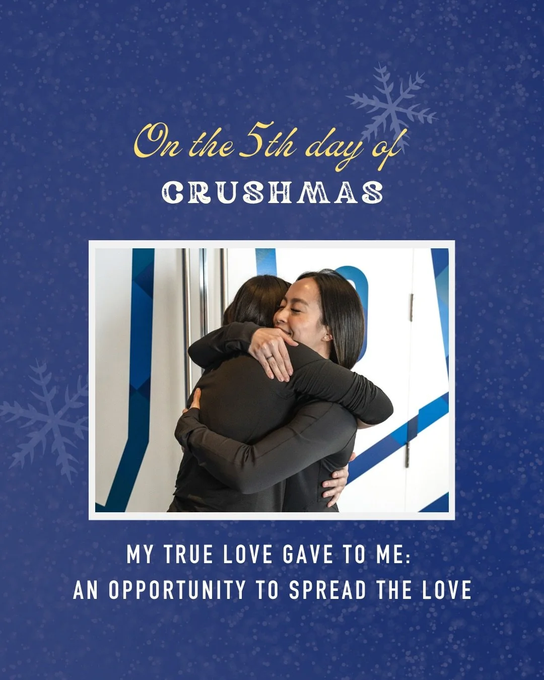 GIVEAWAY🎁 Nominate a buddy to receive a 2-WEEK UNLIMITED PASS to CRUSHCAMP!!

HOW TO NOMINATE:

1️⃣ Tag as many pals as you would like to gift 2 weeks of unlimited classes (separate comments)
2️⃣ Make sure both you and your friend are following @cru