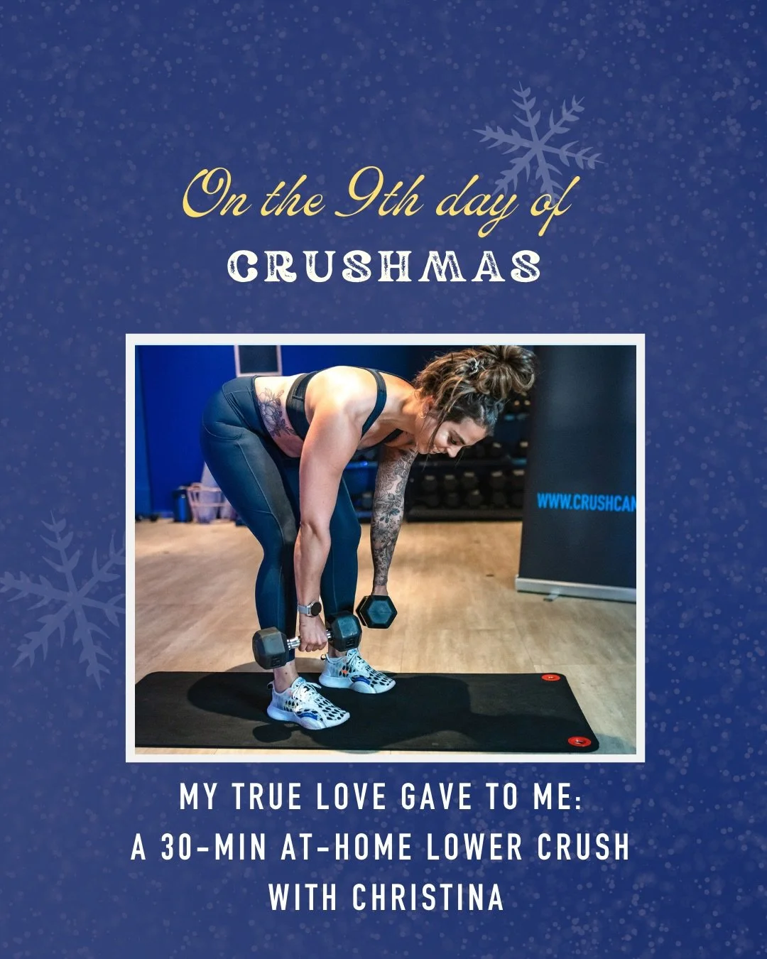 Whether you are heading out of town for the holidays or are just hoping to hunker down at home, we have you covered!

Head to the link in our bio to access an at-home lower body HIIT session with Coach Xtina that can be done with minimal to no equipm