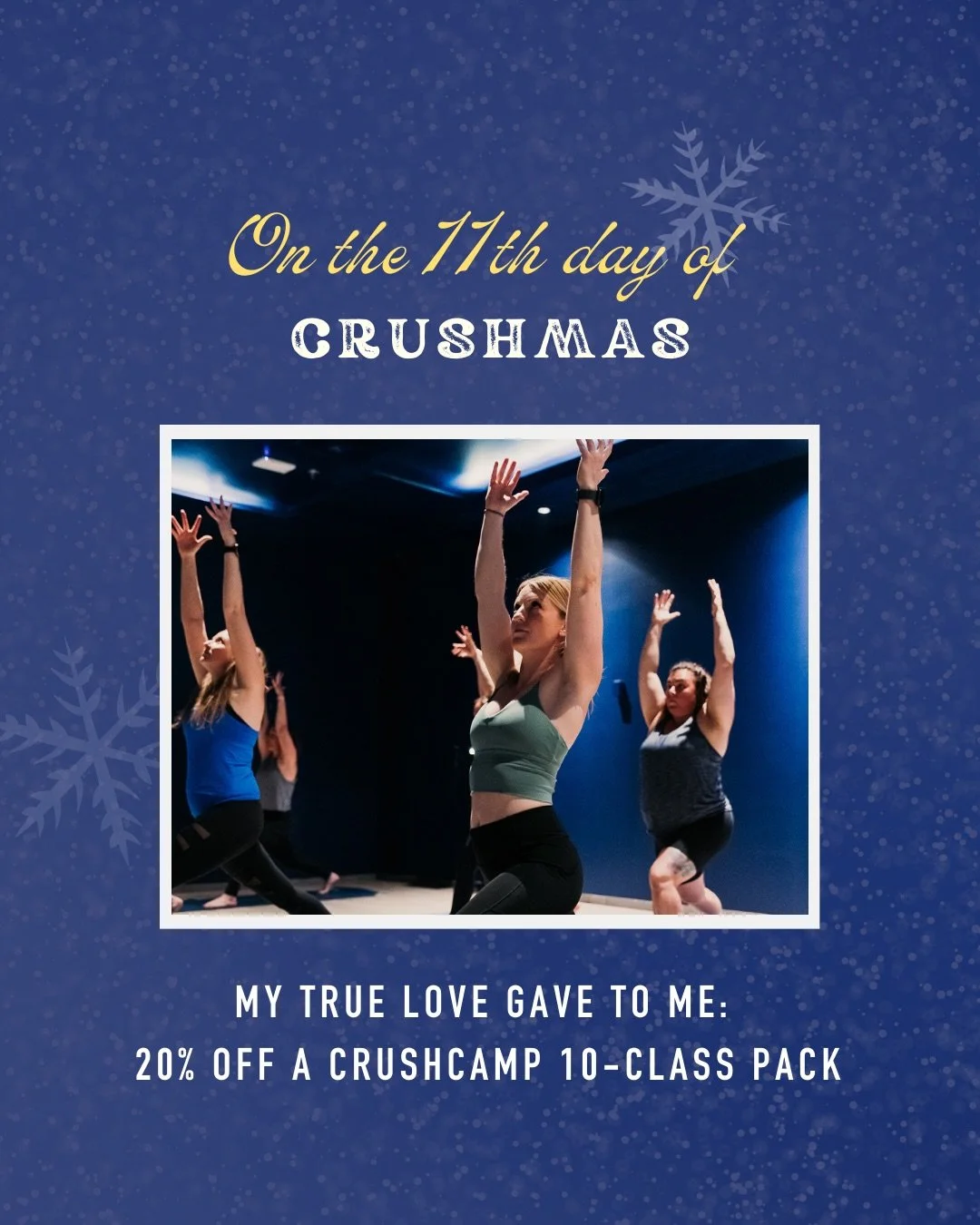 Your 2026 success starts with the decisions you make today.

Commit to your wellness in the New Year by purchasing your Class Pack TODAY,
FOR 20% OFF!!!

This is a FLASH sale, only available until Christmas Day! 

We look forward to supporting you in