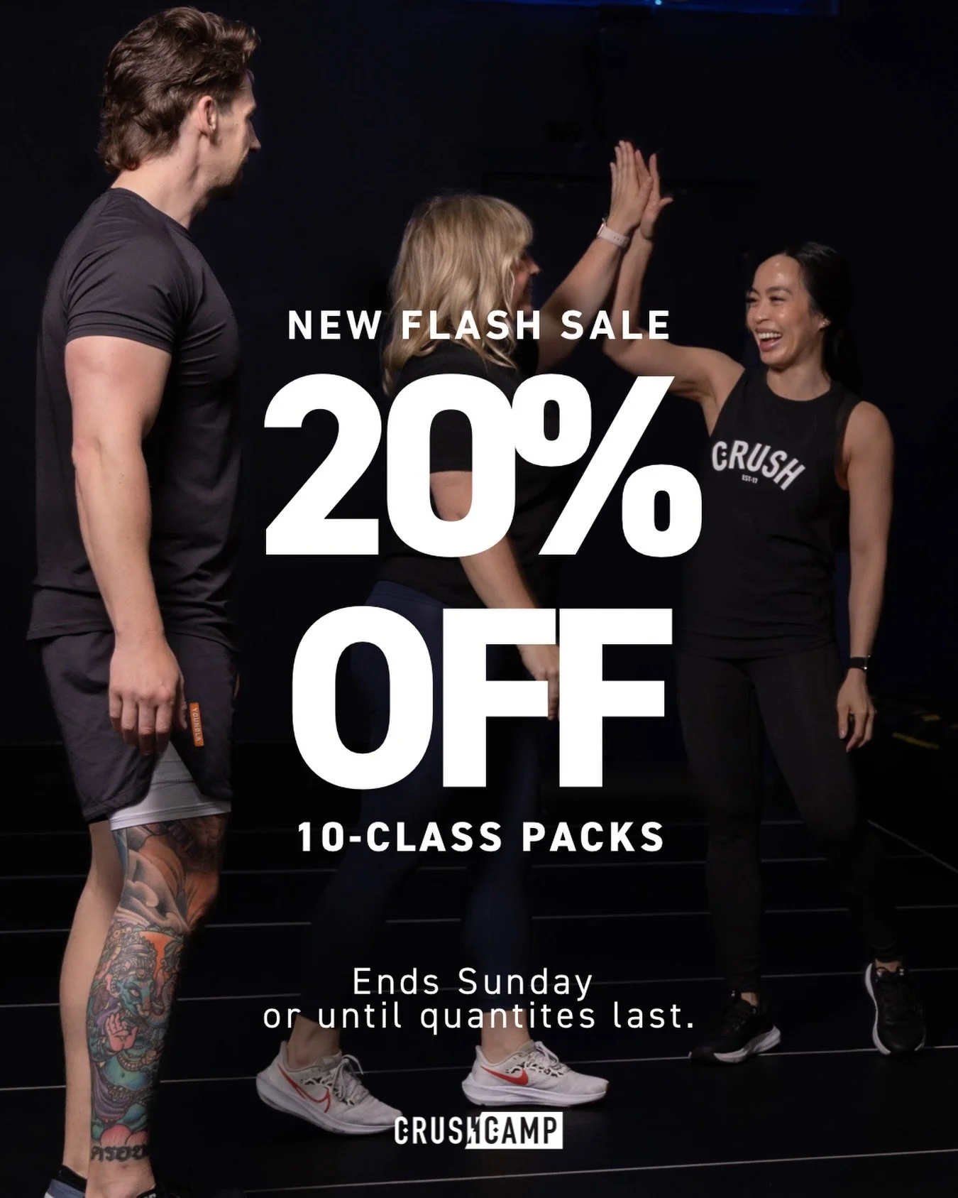RUN DON&rsquo;T WALK!

You&rsquo;ll never see better prices on a 10-Class Pack.

Only 30 available.
ONCE THEY&rsquo;RE GONE, THEY&rsquo;RE GONE. 

Link in bio!

&mdash;
#fitnessclasses#eastvillageyyc#downtownyyc#strengthclasses#hiitclasses