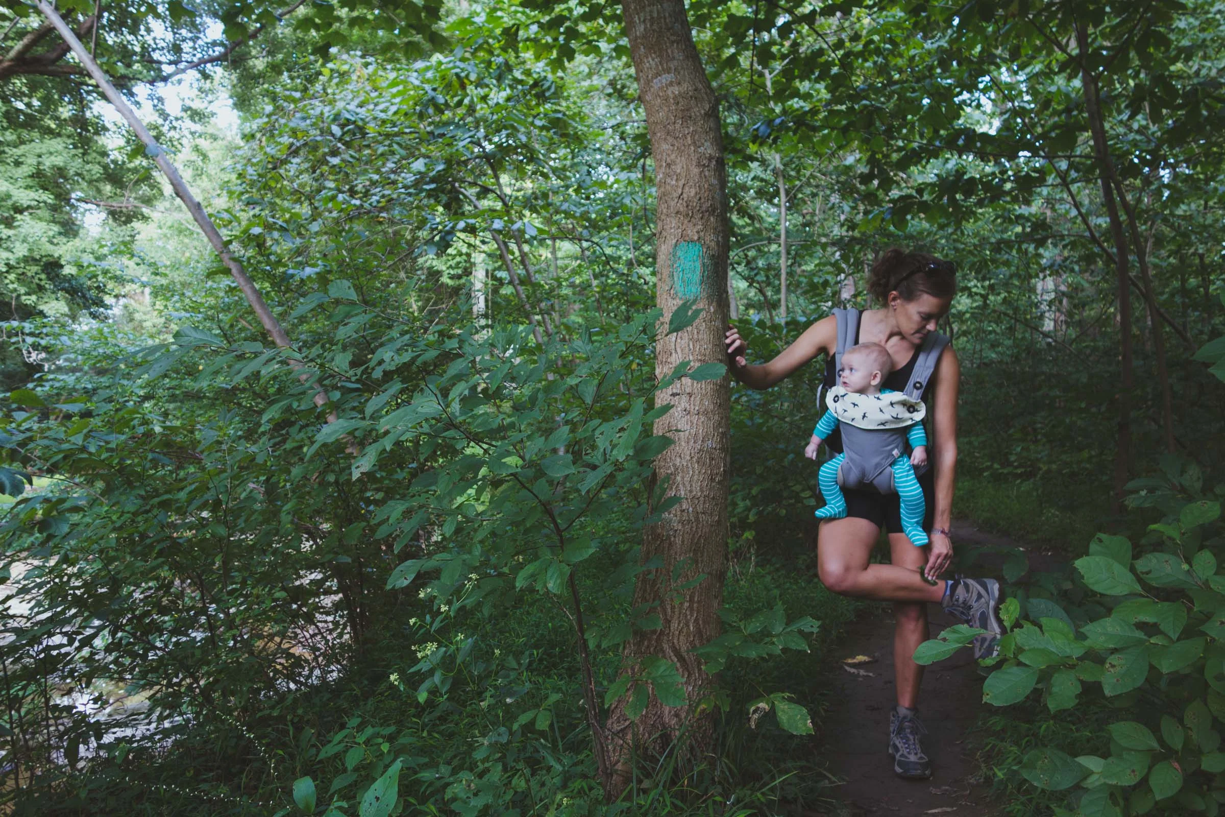 Erin & Noah. September 2017. Scott's Run Nature Preserve. 