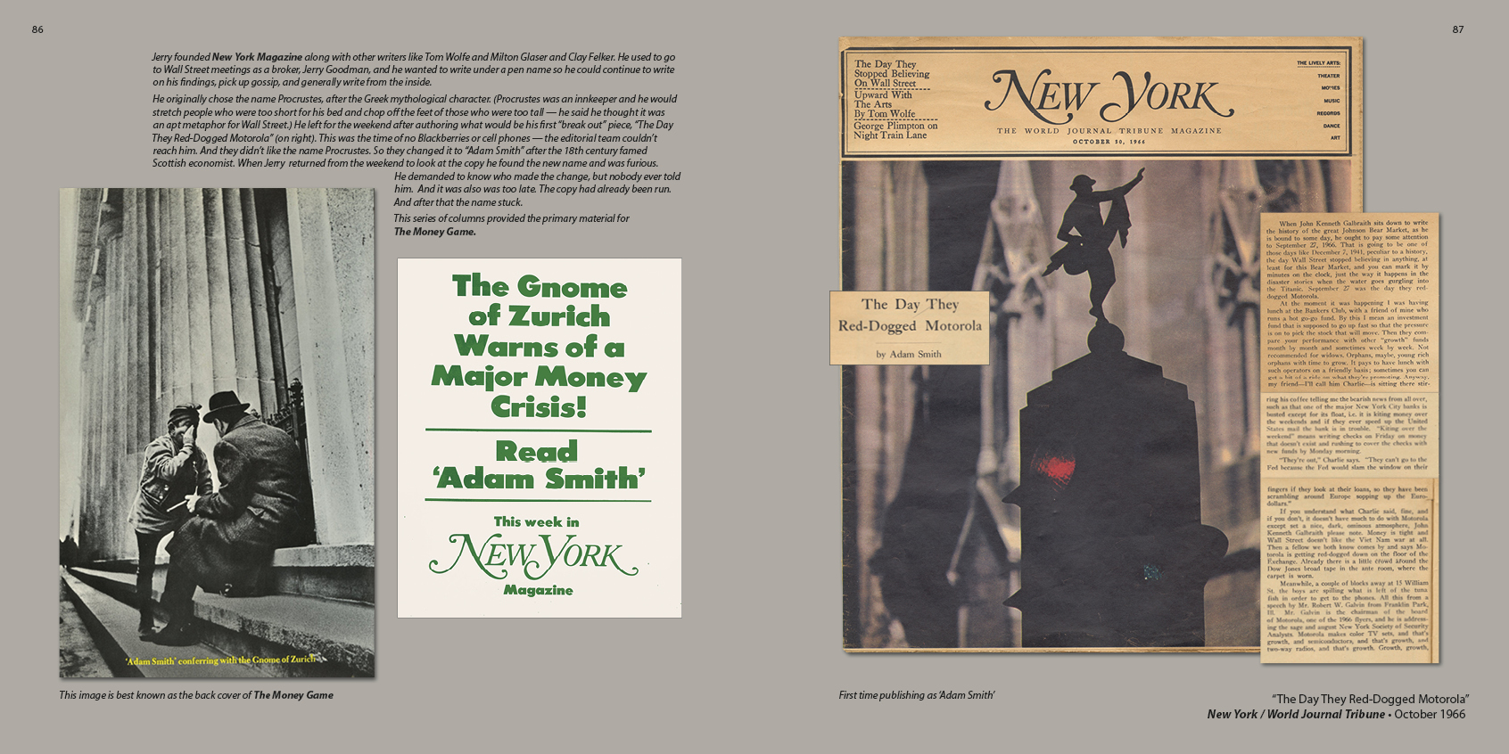 The Founding of New York Magazine & Rise of Adam Smith