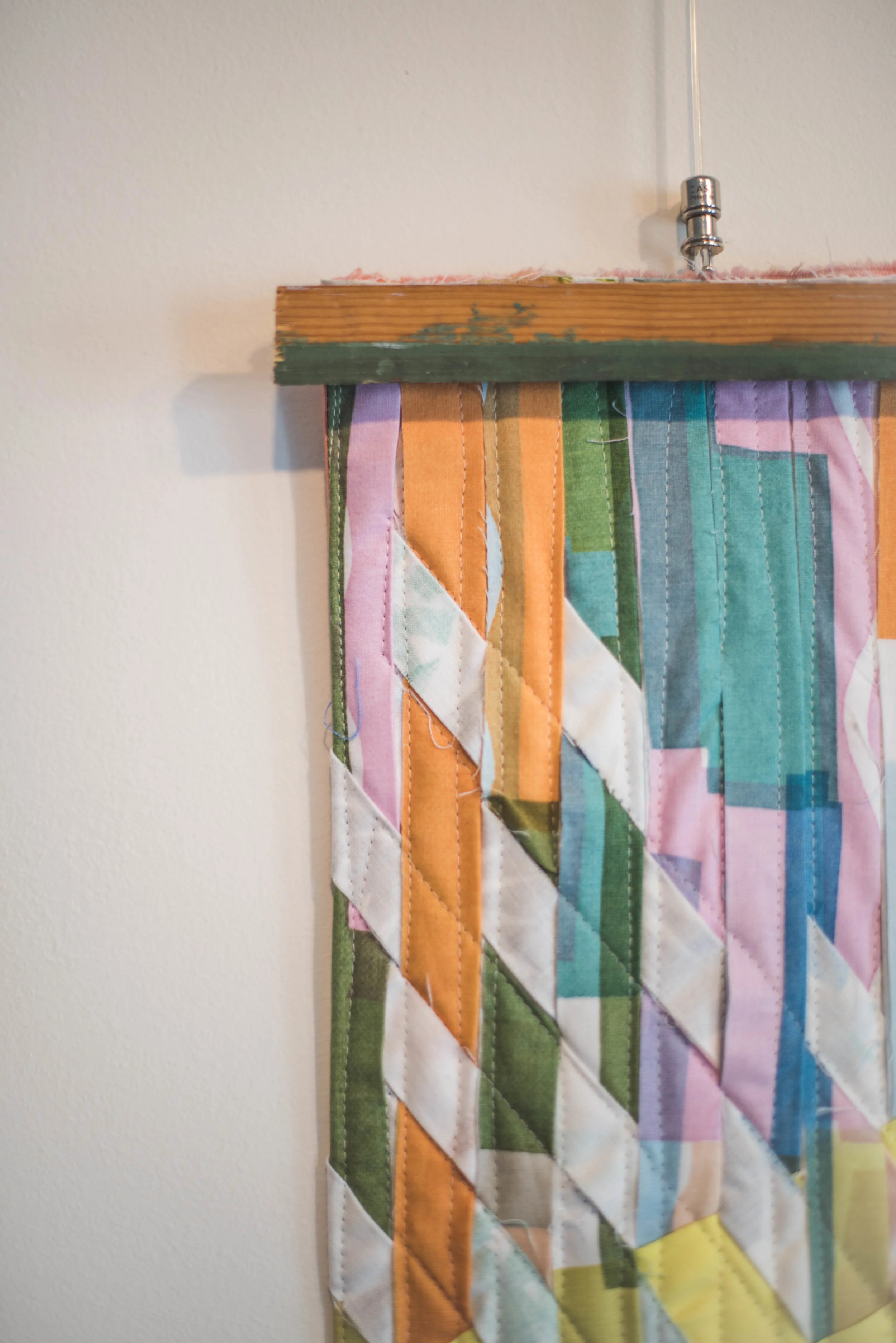 MNE Textiles: Detail of wall hanging