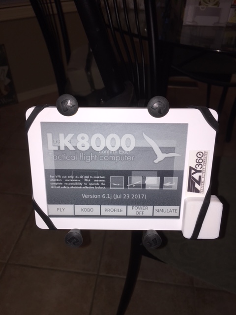 I suggested he remove the strap going over the GPS unit as to not snap the GPS off.