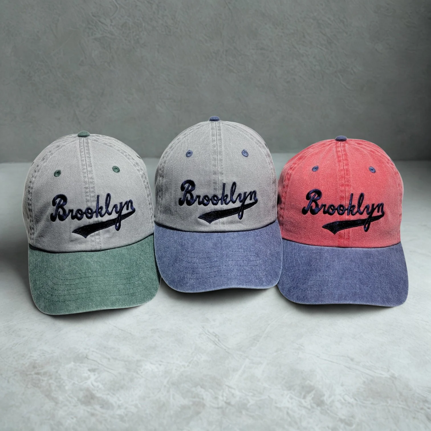 Brooklyn Dodgers Washed Denim Baseball Hat. Special Edition.