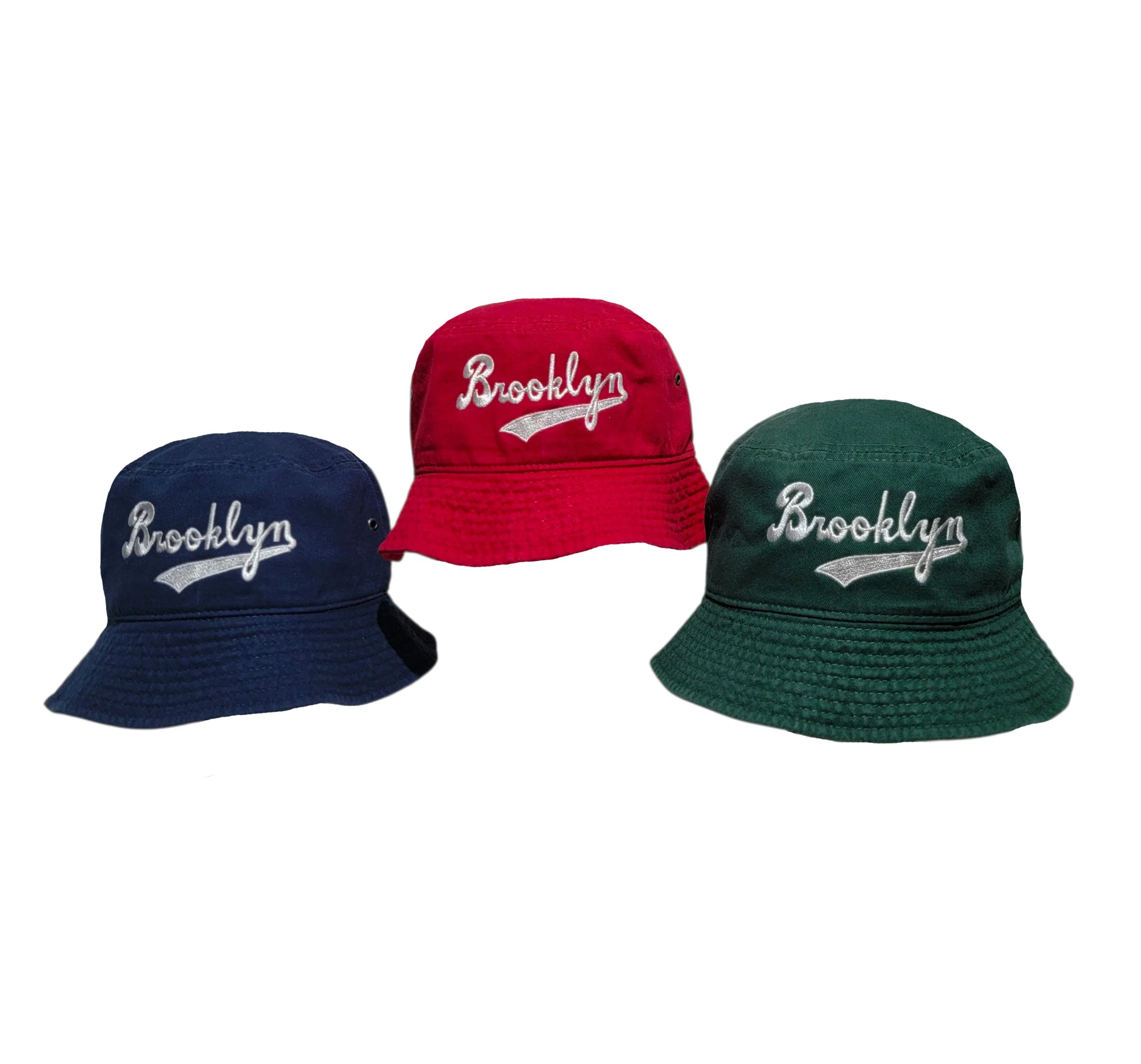 Adults and Youths Brooklyn Dodgers Script Bucket Hat.