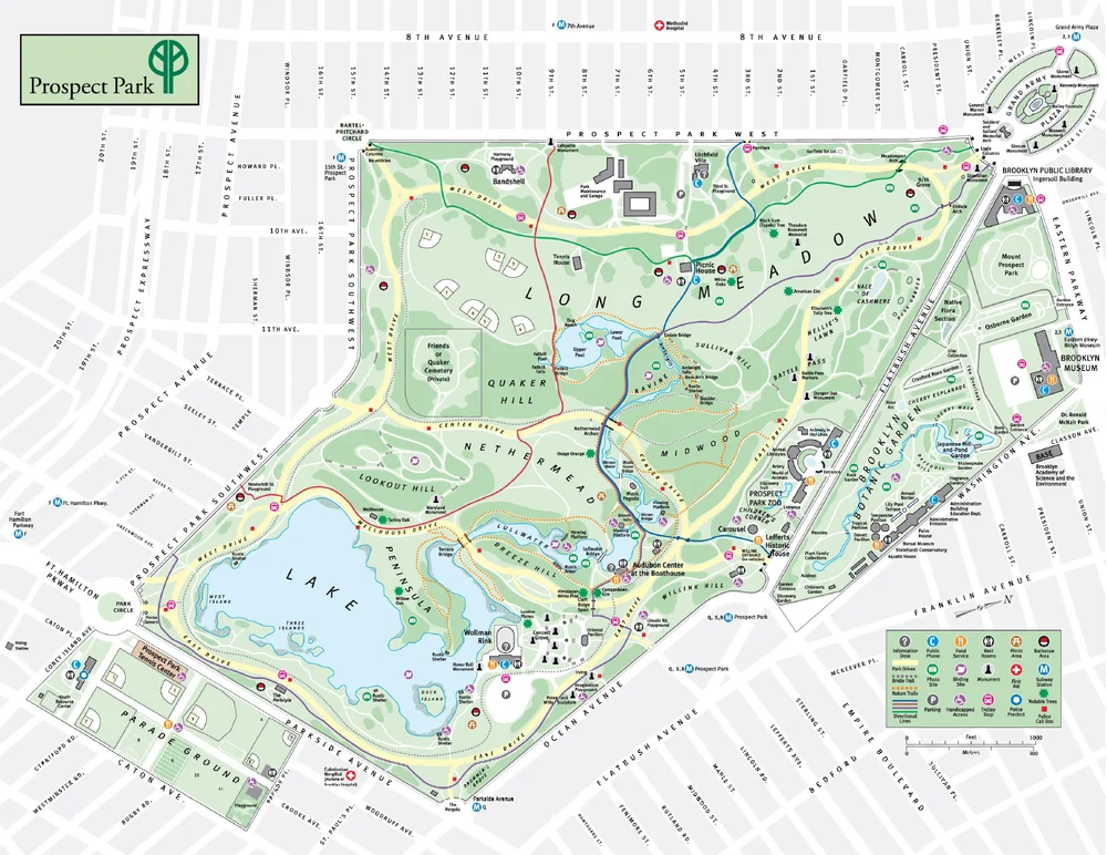 A Current Map of Prospect Park