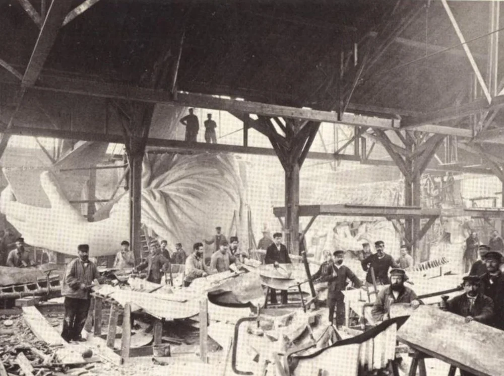 Bartholdi Workshop in France