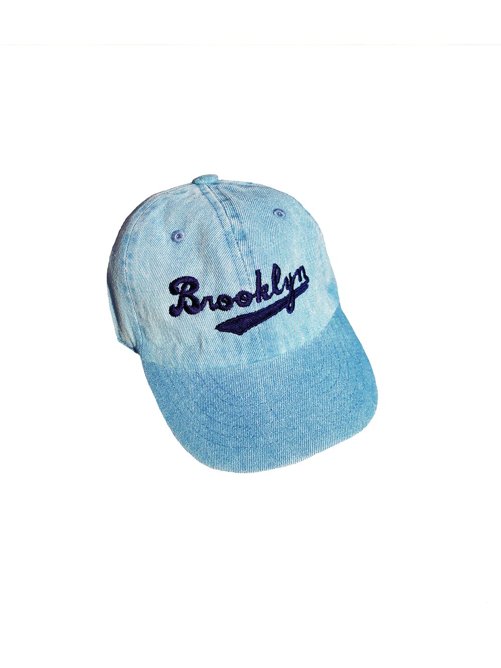 Toddlers Brooklyn Script Denim Baseball Cap. Special Edition. —  brooklynite designs.