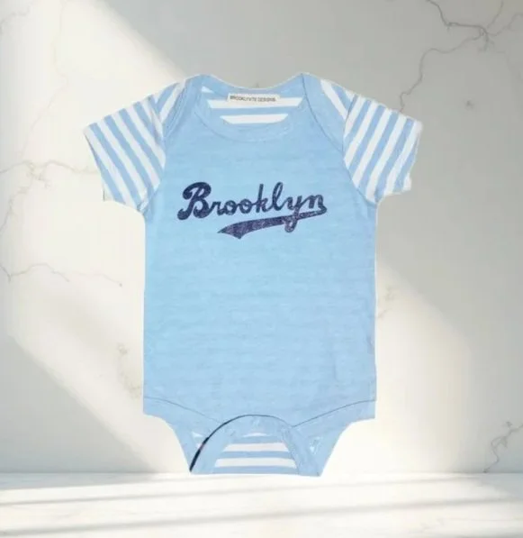 Babies Brooklyn Script Florescent Bodysuit. Special Edition.