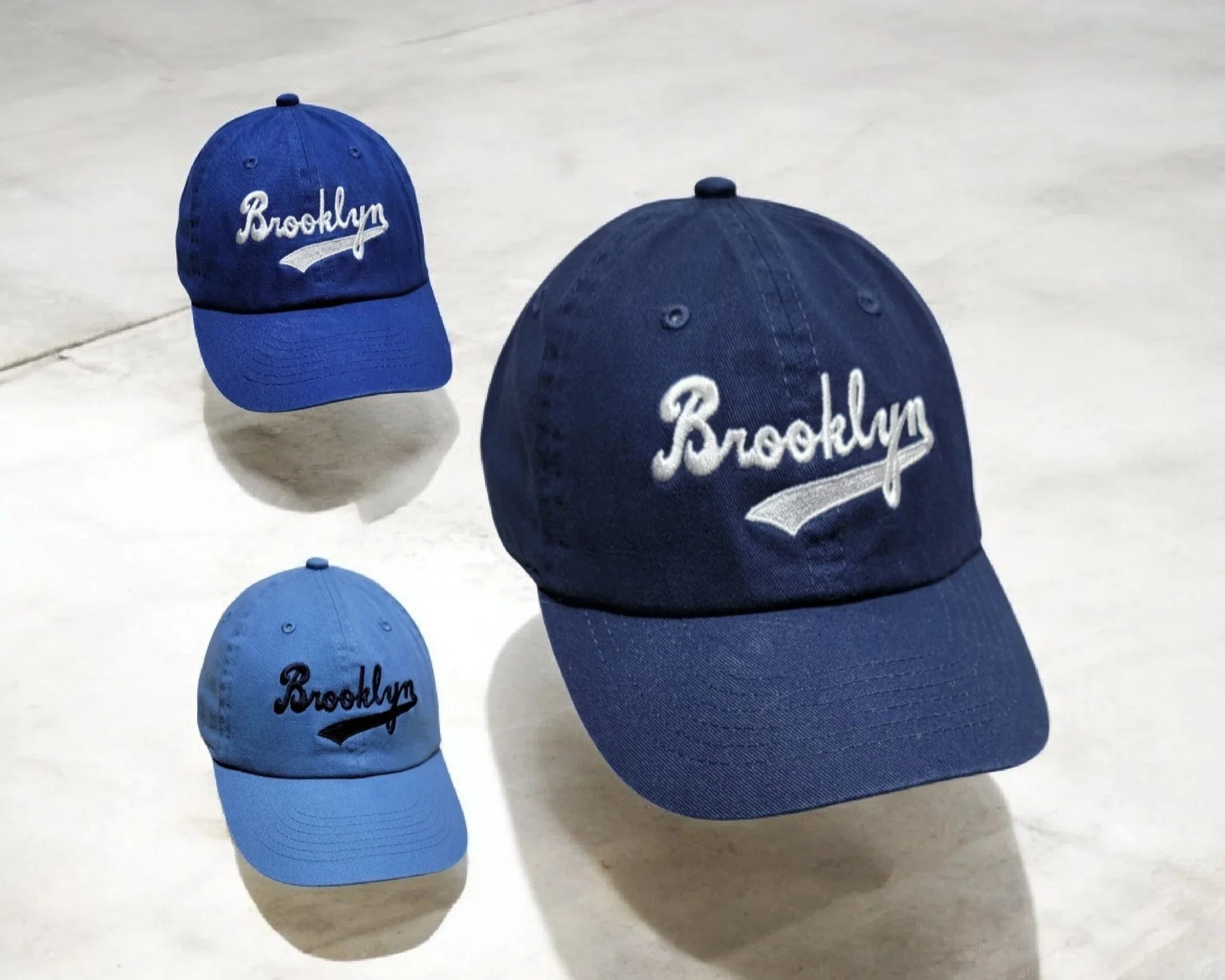 Brooklyn Dodgers Script Adults Baseball Hat.