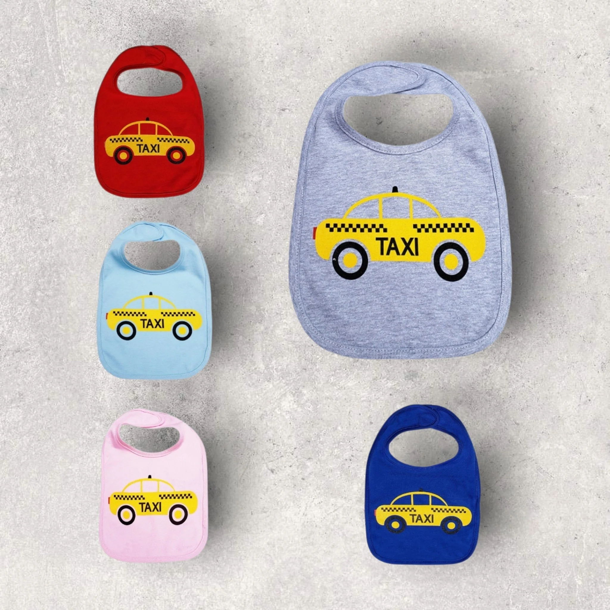 Babies NYC Yellow Taxi Bib.