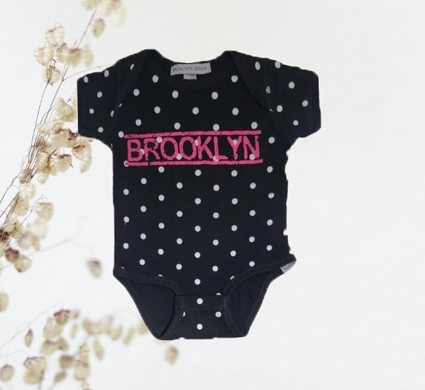 Babies Brooklyn Vintage Bar Bodysuit.