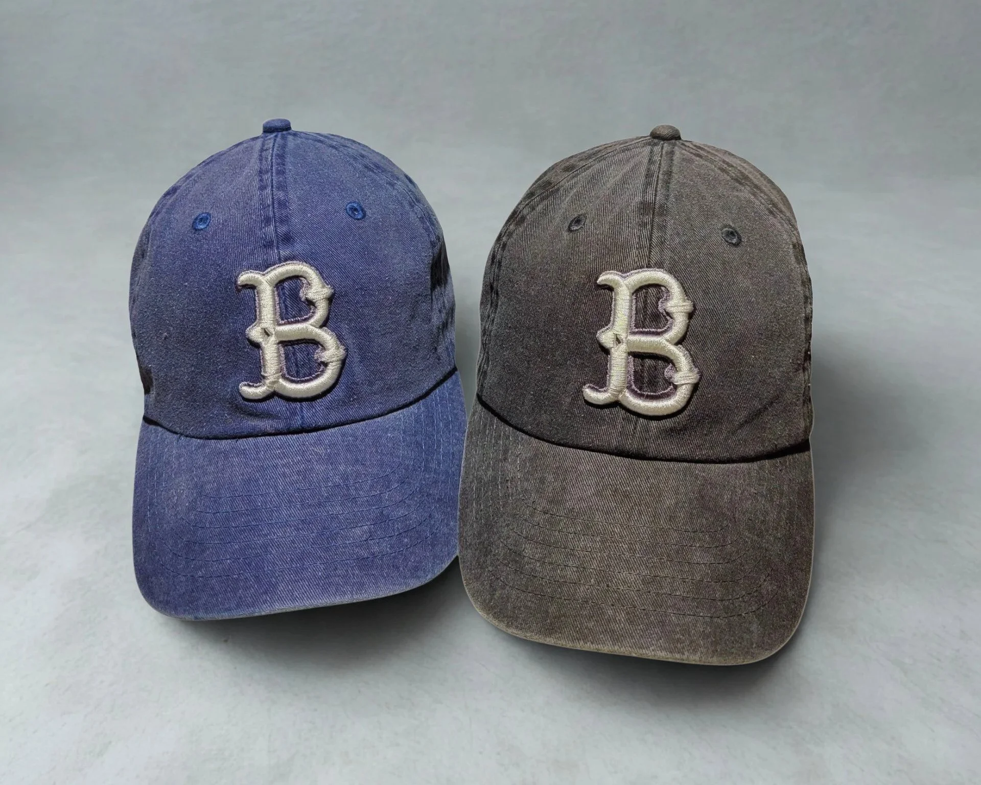 Dodgers B Washed Denim Baseball Cap. Limited Edition.
