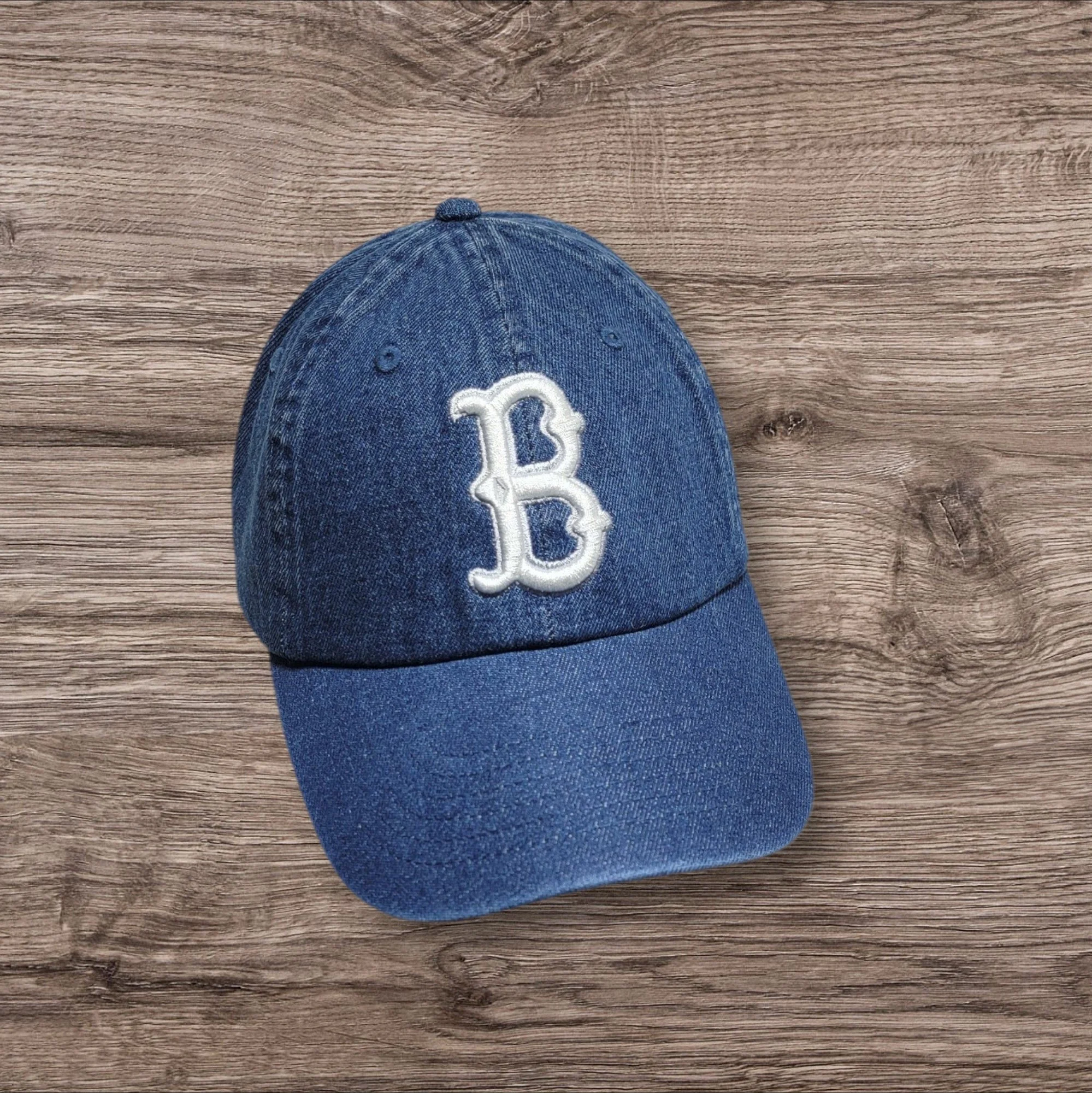 Dodgers B Adult's & Youth's Denim and  Washed Denim Baseball Cap. Limited Edition.