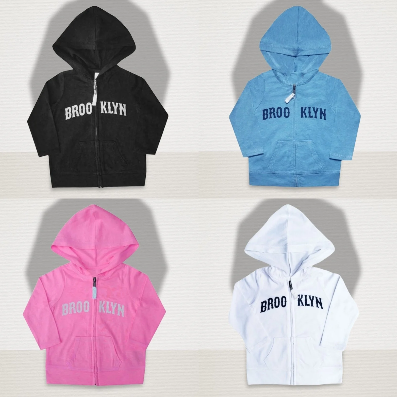 Toddlers Brooklyn Saloon Hoodie Jacket.