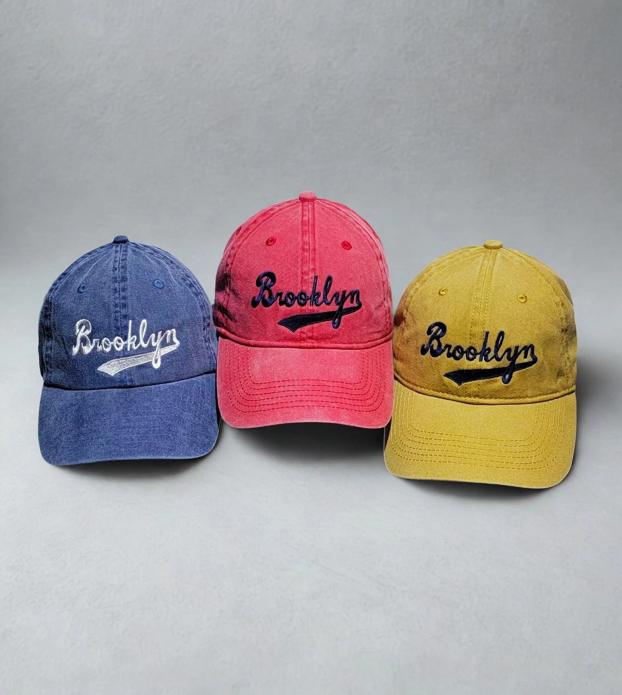 Brooklyn Dodgers Washed Denim Baseball Hat. Limited Edition.