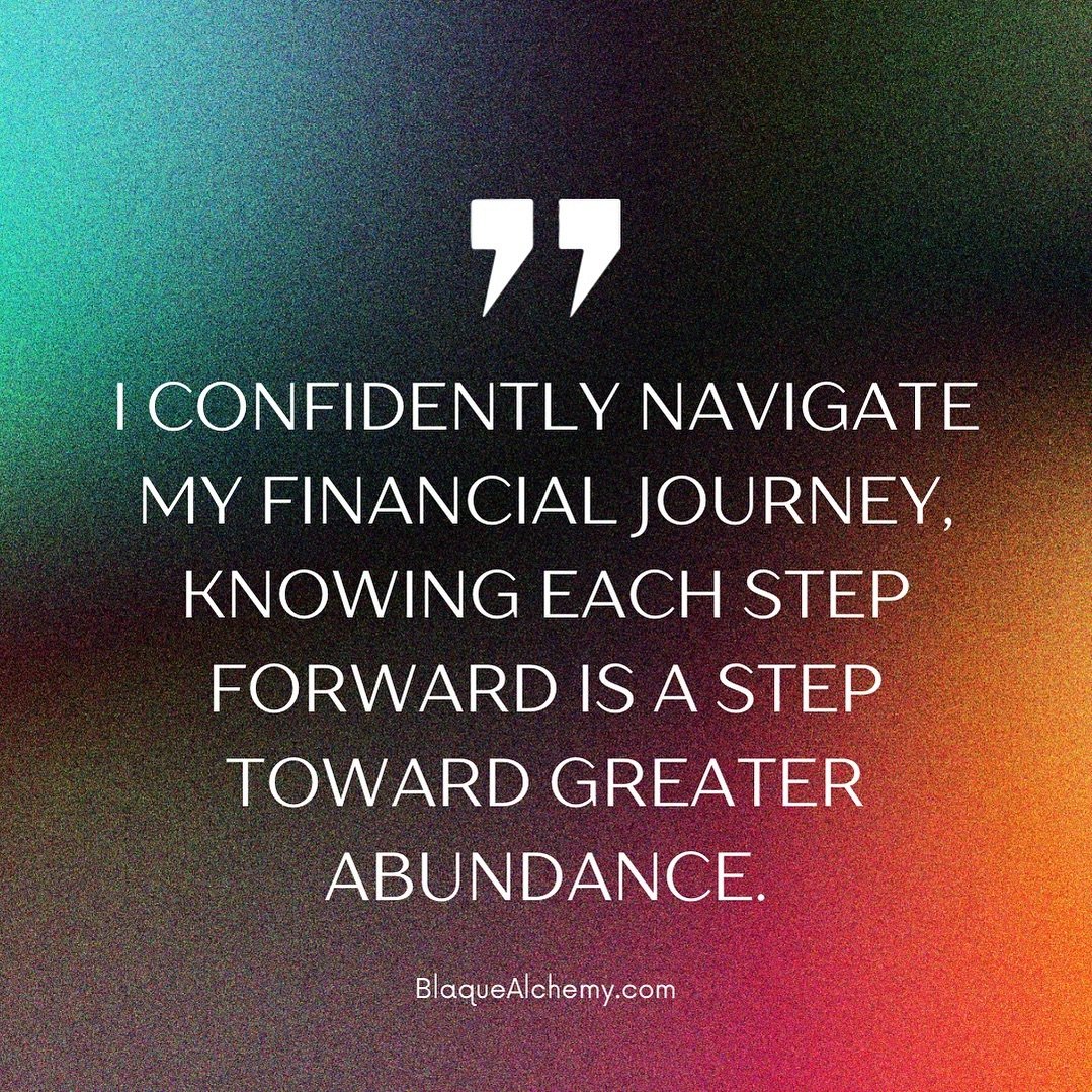 🚀💰 Chart Your Course to Wealth 💰🚀

Kickstart your day with empowerment: &lsquo;I confidently navigate my financial journey, knowing each step forward is a step toward greater abundance.&rsquo; Here&rsquo;s how this affirmation fuels your financia