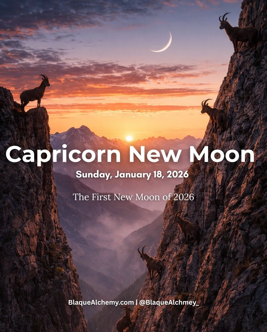If your goals feel heavy, you&rsquo;re not behind,&nbsp;&nbsp;you&rsquo;re just in Capricorn season. This New Moon isn&rsquo;t about hype. It&rsquo;s about structure, protection, and the body.

Many people feel the pull to &ldquo;start fresh&rdquo; r
