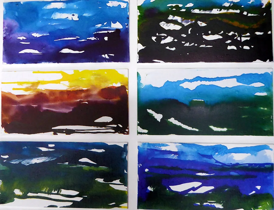 “Où la montagne au loin…“ M.H. H-Desrue ©VG Bildkunst