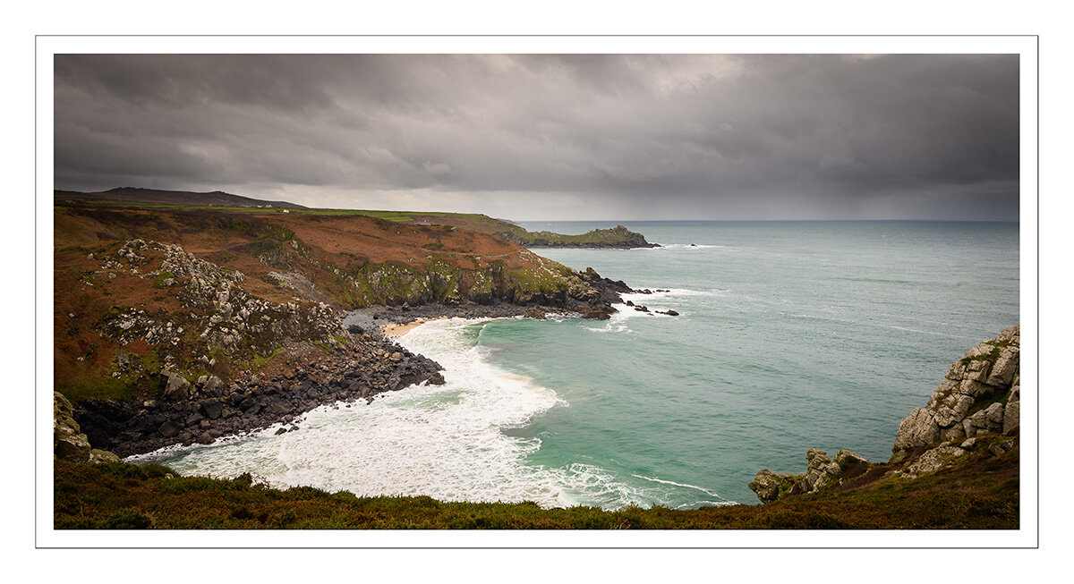 Zennor with stormy skies