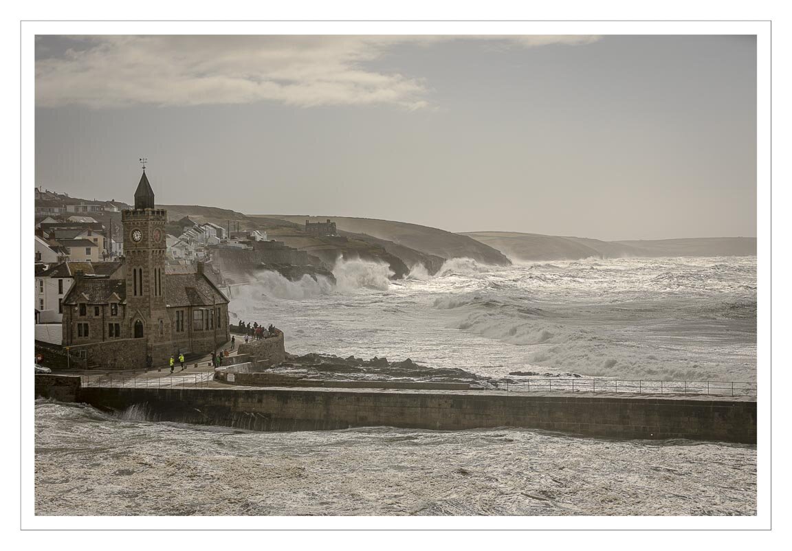 Porthleven during one of its many storms