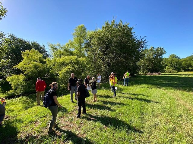 More great photos from yesterday&lsquo;s tour by @stacyfunderburke. So exciting to see the potential of this greenspace in College park.