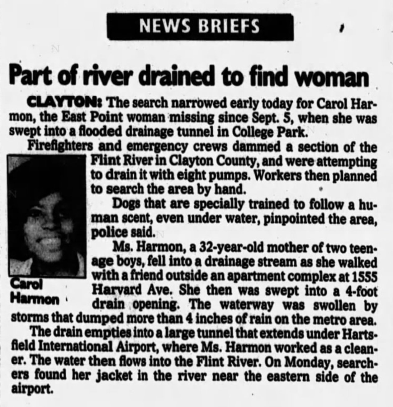 A Drowning in the Headwaters