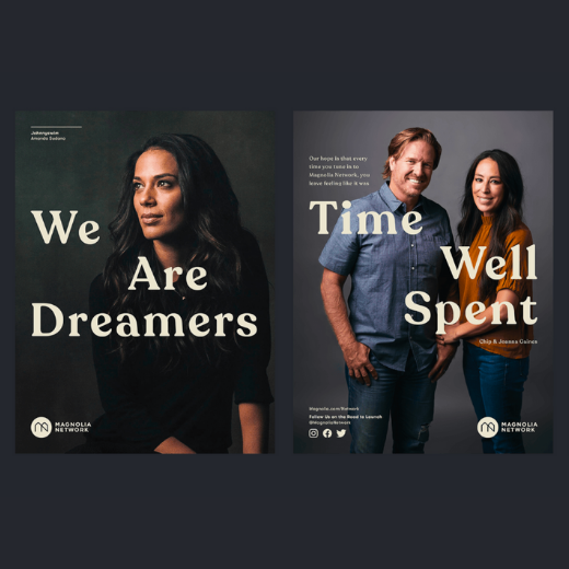 Inside the branding of Chip and Joanna Gaines’ Magnolia Network
