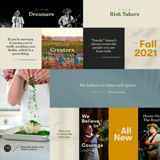 Loyalkaspar designs new identity for Magnolia Network’s debut on linear television