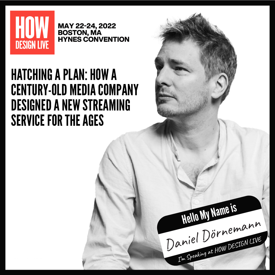 ECD Daniel Dörnemann speaks at HOW Design Live 2022