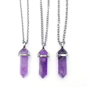 Amethyst Point Necklace