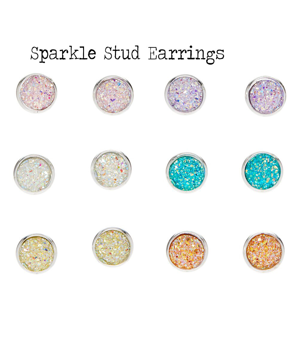 Sparkle Stud Earrings - Box Add On