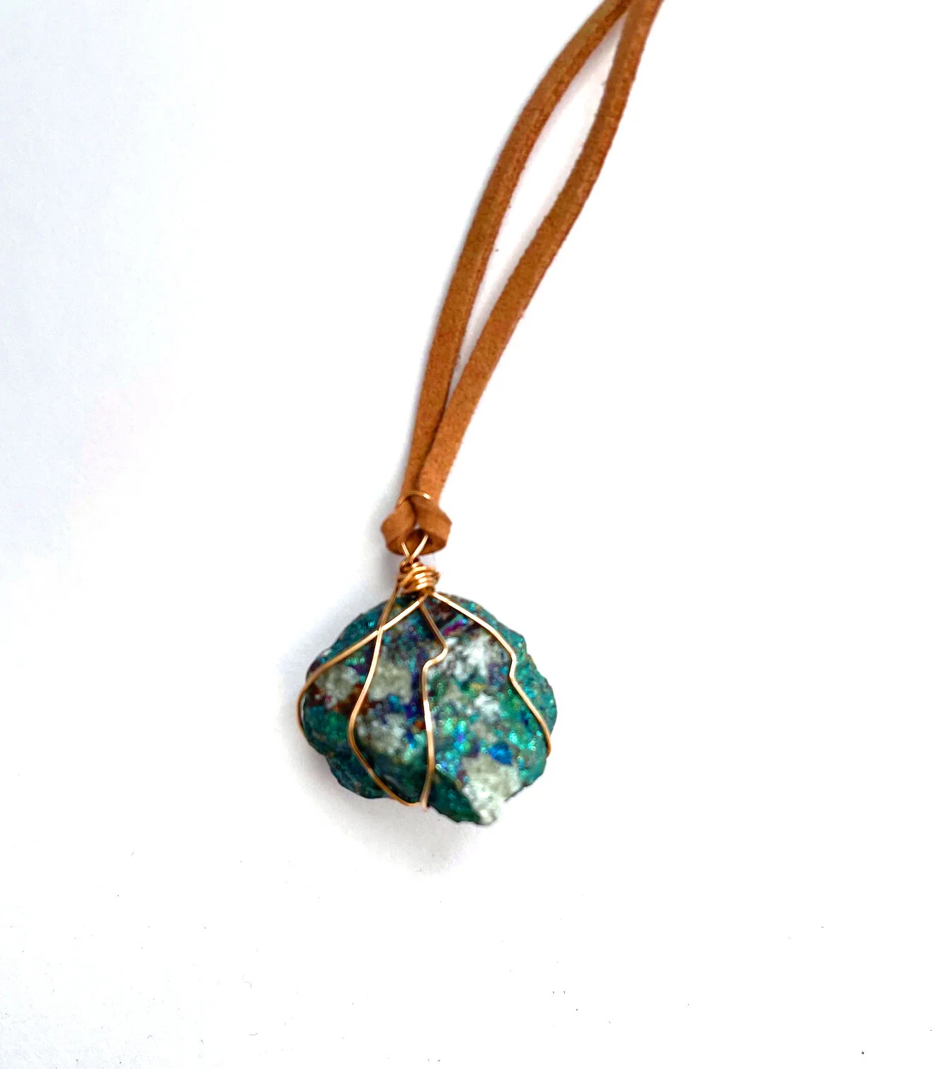 Peacock Ore Genuine Healing Stone Necklace Joshua Tree Gemstones