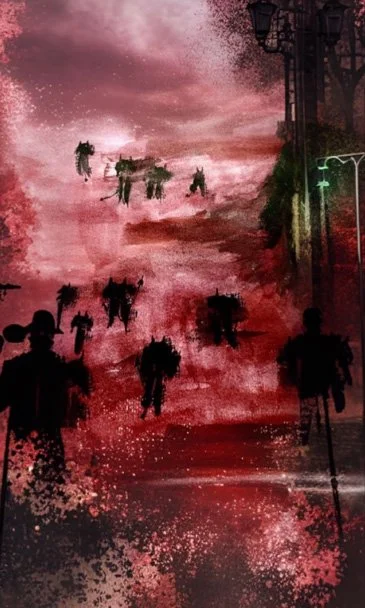 Helpless Amongst Friends - Painting by Charity Huether