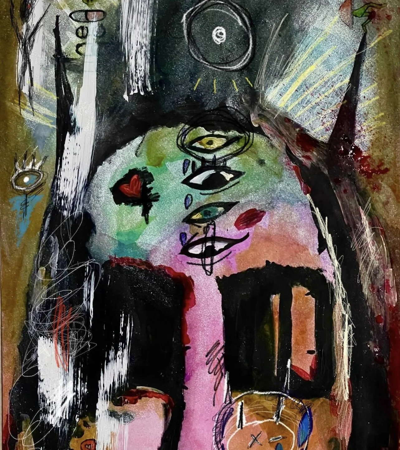 "Daniel No. 2" - Painting by Charity Huether