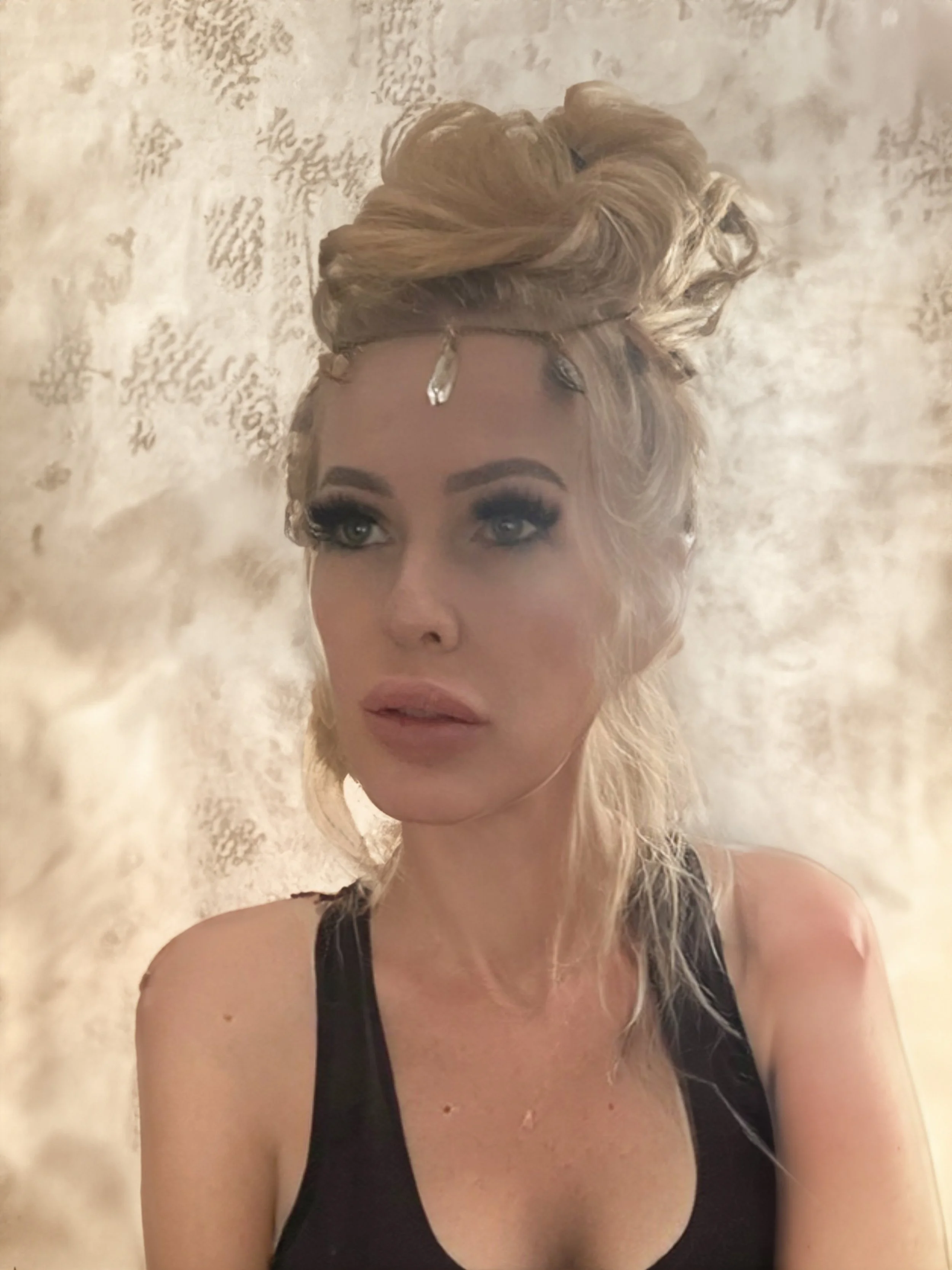 Dripping Crystals Hair Band