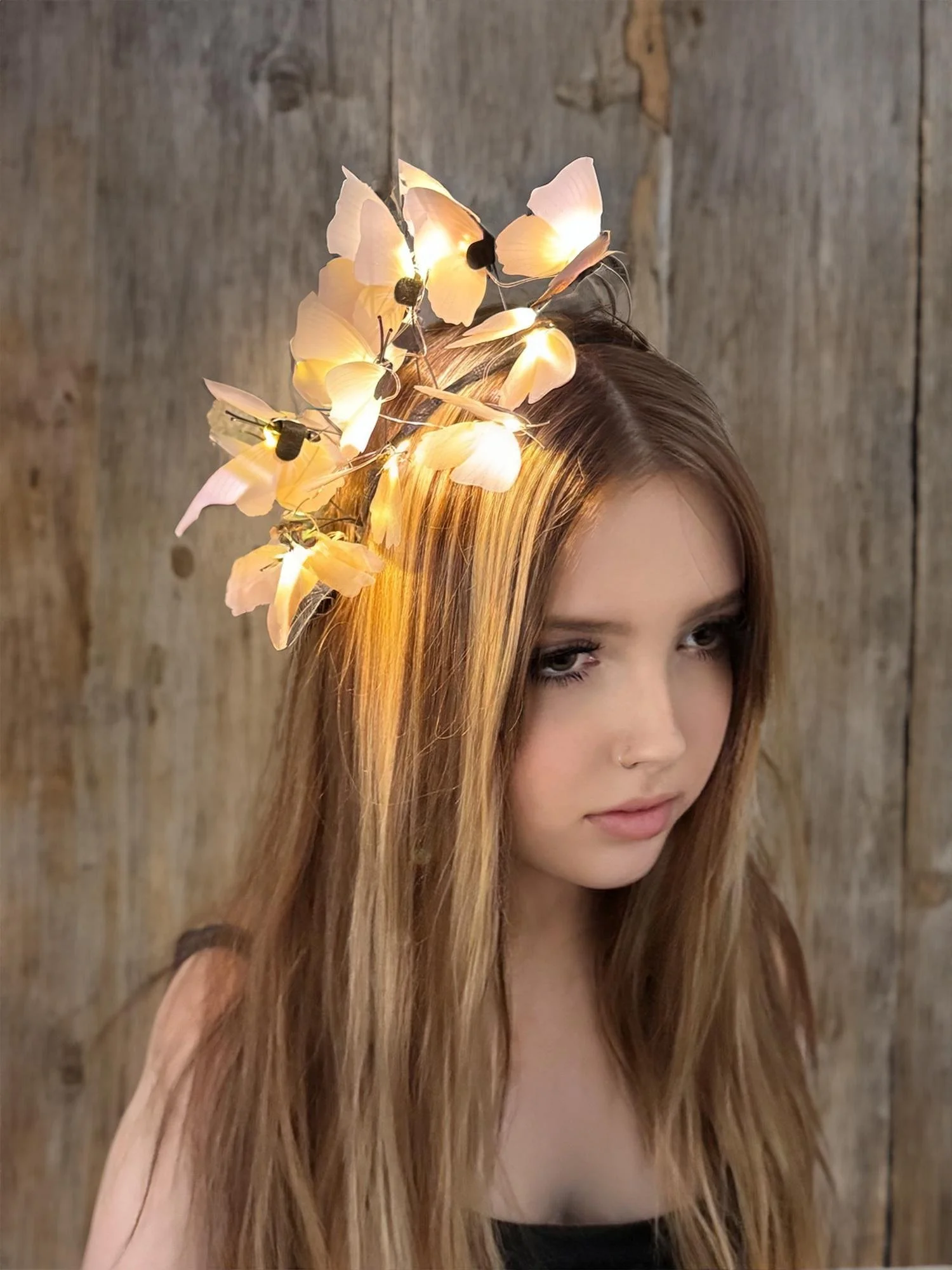 LED Butterfly Festival Crown