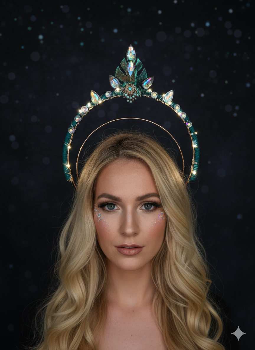 Joshua Tree Rock and Lotus Light Crown