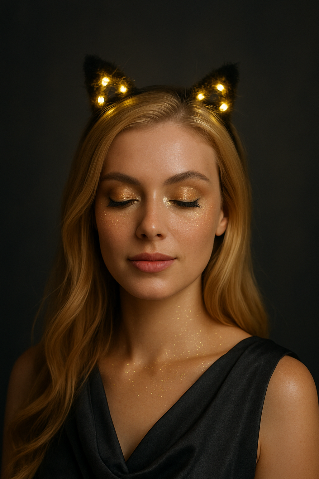 Light Up Fluffy Cat Ears