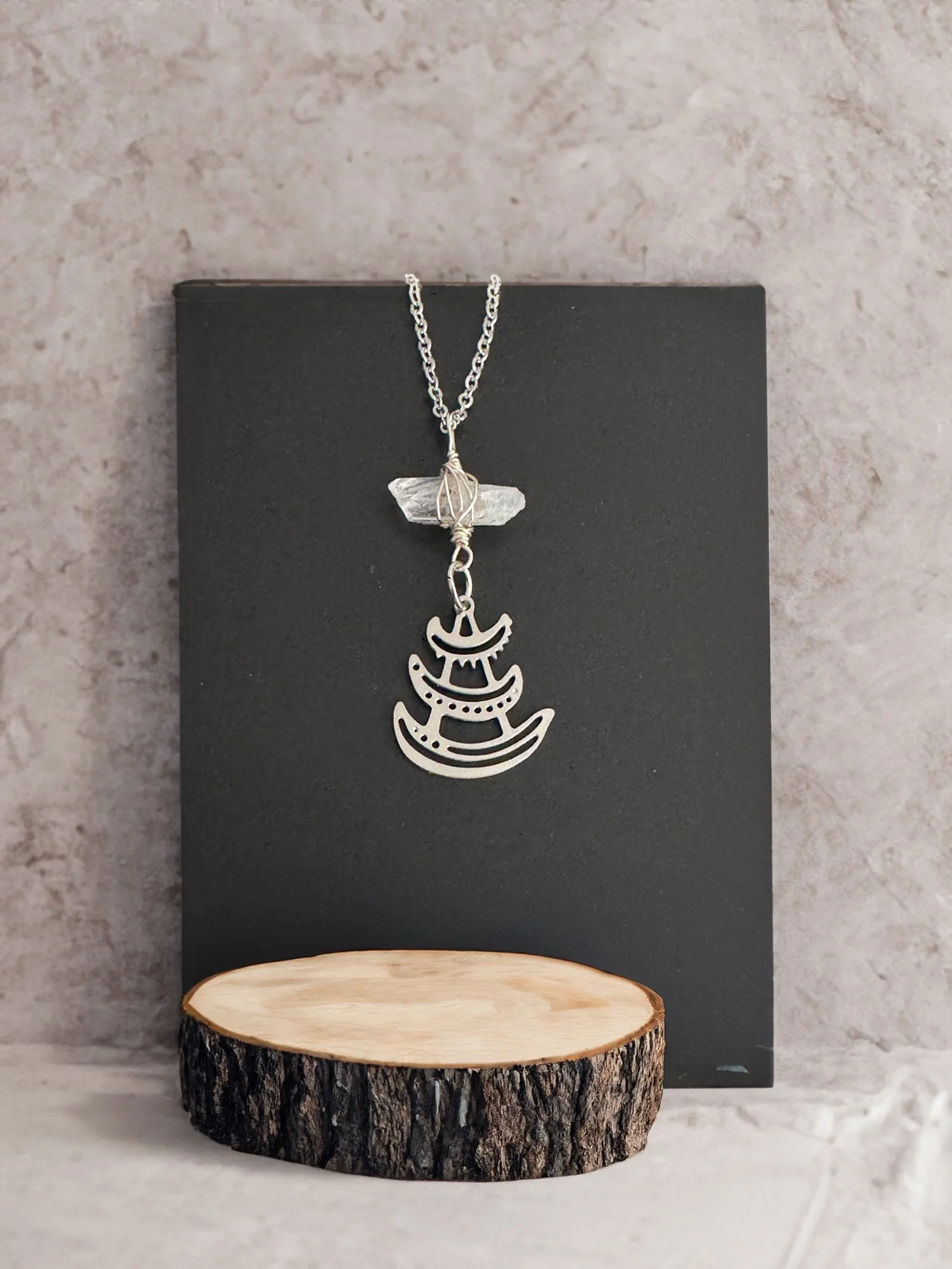 Genuine Healing Stone Crystal Pendant