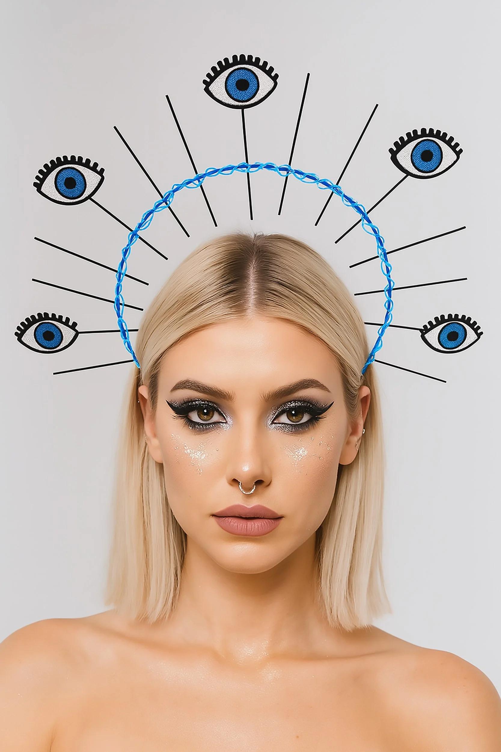 Evil Eye Sunburst Light up Crown